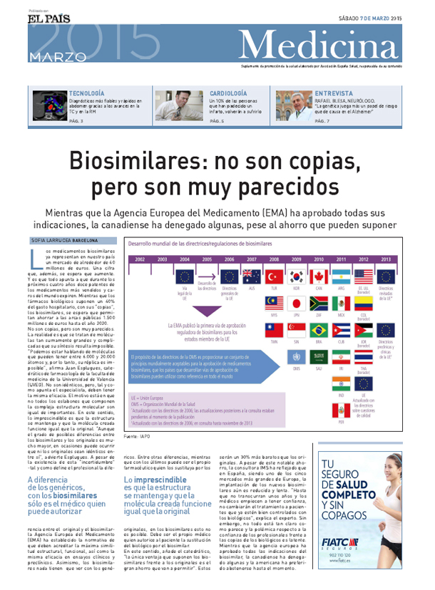 El País Marzo Salud y Medicina