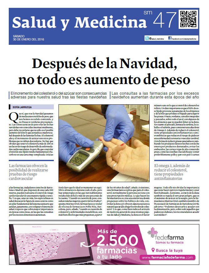 El Periódico Enero 2016 Salud y Medicina