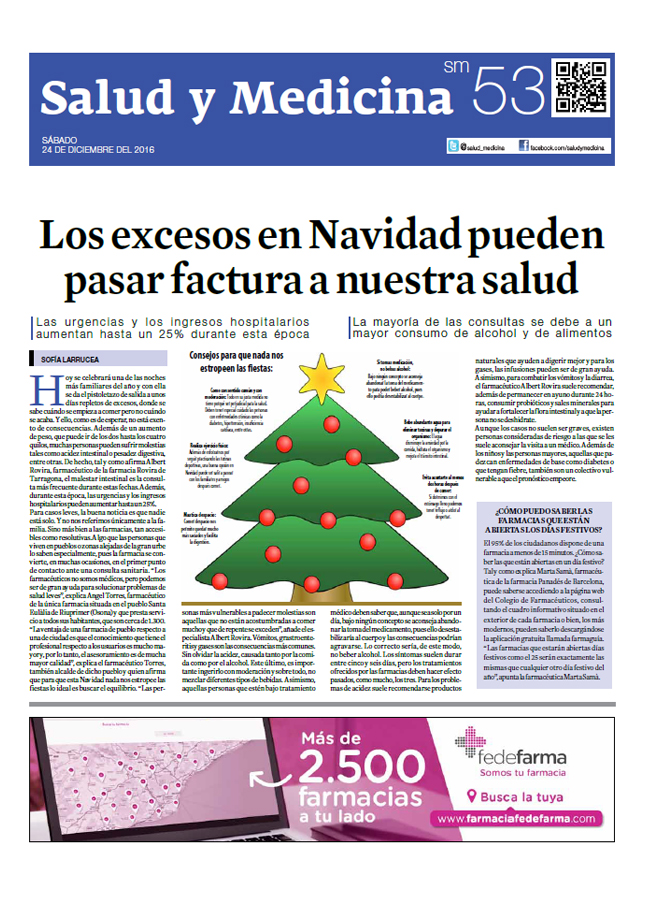 El Periódico Diciembre Salud y Medicina