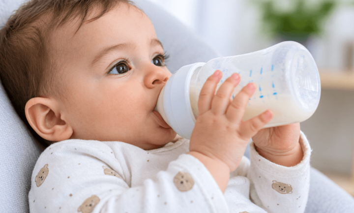 Identifica la alergia a la leche en bebés